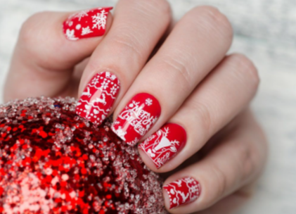 Red:Lzvcijm0qnq= Christmas Nail Designs